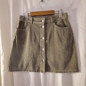 A-Line, High-Waisted Mini Skirt, Zara, size SML